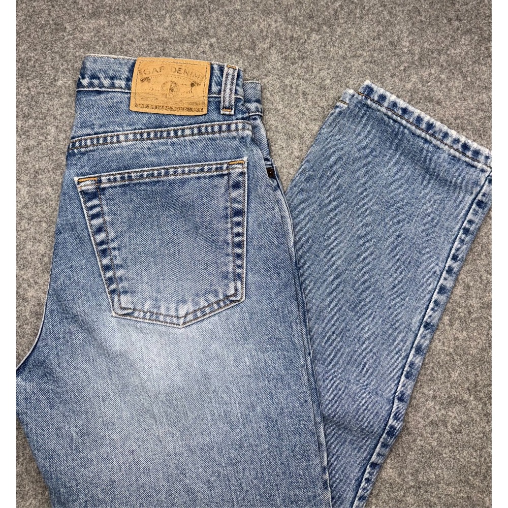 Vintage Gap Straight Leg Jeans Womens 4 Regular Light Wash USA Button Fly Denim